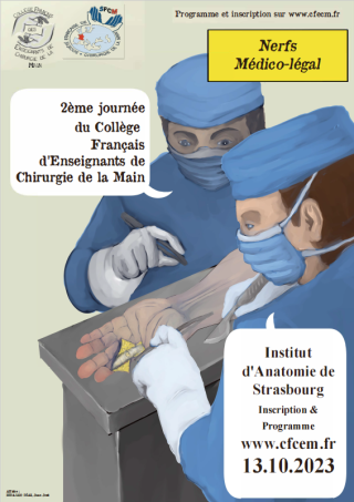 Affiche 2ème journée du collège français d'enseignants de chirurgie de la main
