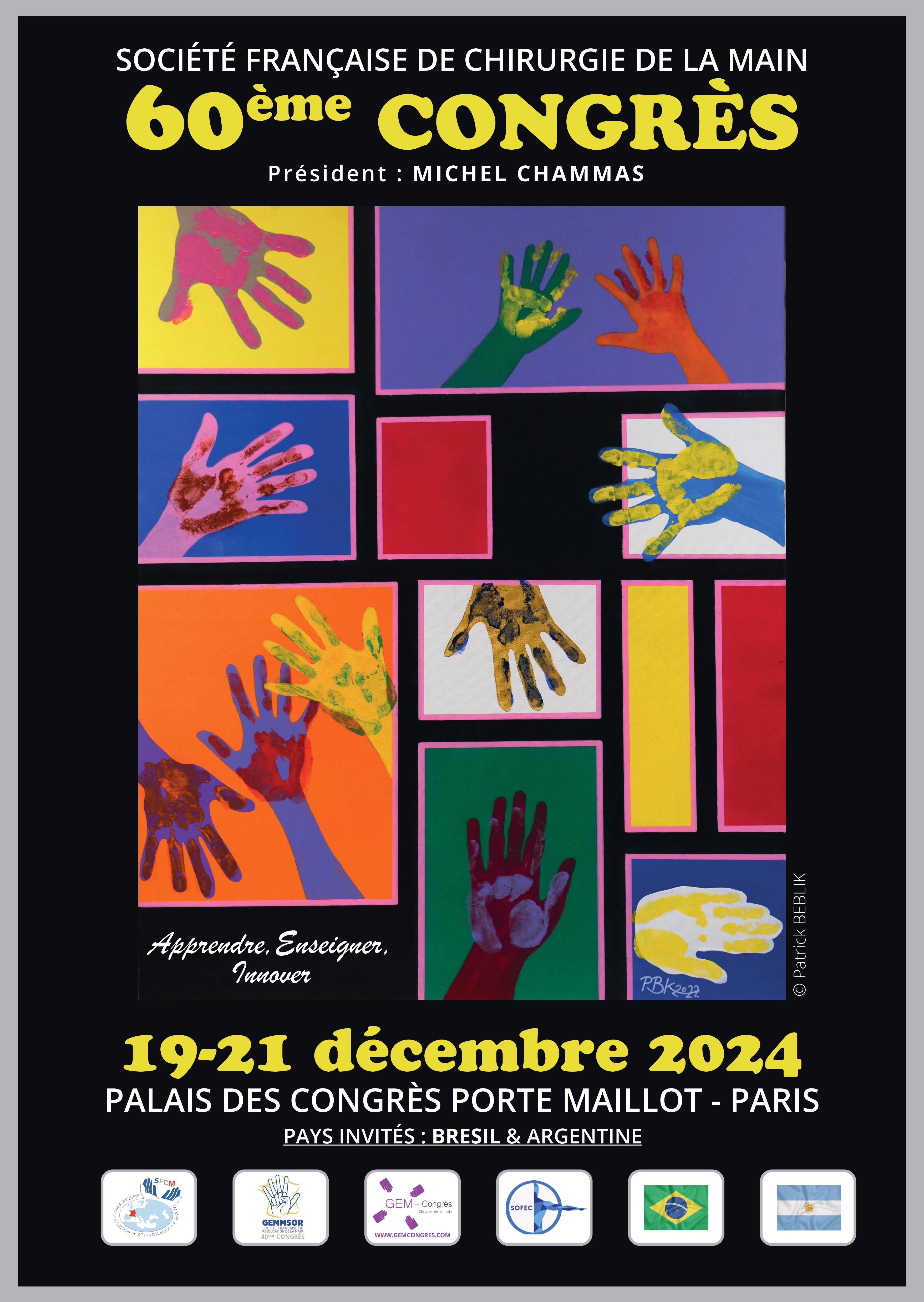 Affiche CONGRES GEM SFCM 12 2024